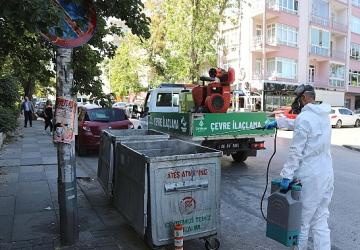 Çankaya'da İlaçlama Çalışmaları Sürüyor
