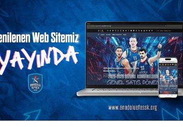 Anadolu Efes Spor Kulübü'nün resmi internet sitesi yenilendi
