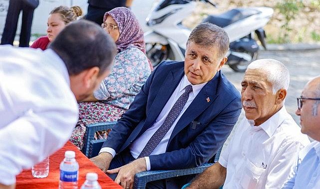 Başkan Tugay'dan yanan köylerin normale dönmesi için kararlılık mesajı Başkan Tugay'dan yanan köylerin normale dönmesi için kararlılık mesajı
