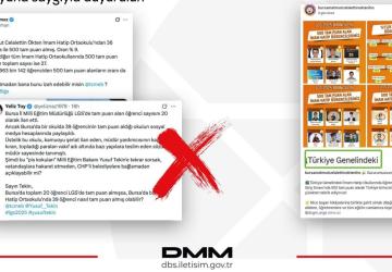 Dezenformasyonla Mücadele Merkezi'nden 'imam hatip lisesi birinciliği' iddialarına yalanlama