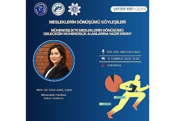 EÜ'de "Mesleklerin Dönüşümü ve Geleceğe Hazırlık" bilgilendirme canlı yayınları başladı