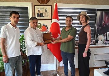 Gürcistan heyetinden Kemer Belediyesi'ne ziyaret