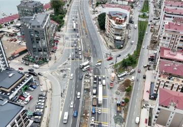 Trabzon’da Modern Kavşak Düzenlemesiyle Ulaşım Kolaylaşacak