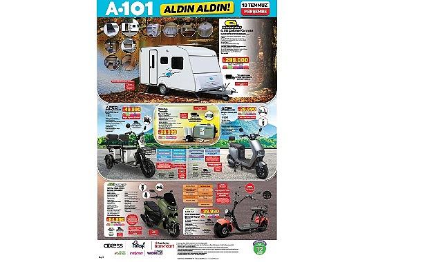 A101 10 Temmuz İtibarıyla Moped, Karavan ve Teknolojik Ürünleri Tüketicilere Sunuyor A101 10 Temmuz İtibarıyla Moped, Karavan ve Teknolojik Ürünleri Tüketicilere Sunuyor