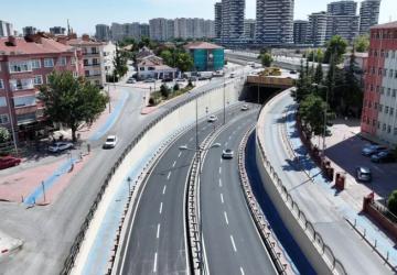 Konya’da Azerbaycan Alt Geçidi’nde Asfalt Çalışması Tamamlandı