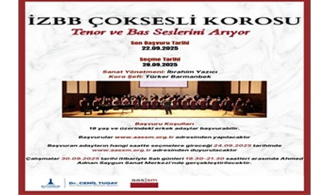 İzmir Büyükşehir Belediyesi'nden korist, tenor ve bas korist alımı İzmir Büyükşehir Belediyesi'nden korist, tenor ve bas korist alımı
