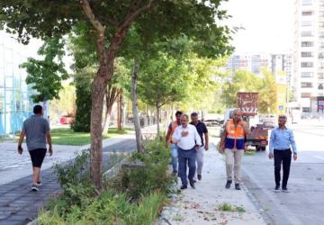 Yalçın’dan “Belediye Mahallemizde” Ekibine Destek