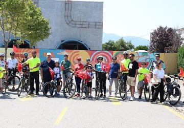 Kartepe'de 15 Temmuz İçin Pedallar Çevrildi