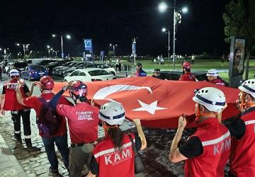 Konak'ta sessiz yürüyüş