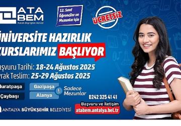 Büyükşehir'in YKS Hazırlık Kursu kayıtları başladı