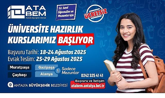 Büyükşehir'in YKS Hazırlık Kursu kayıtları başladı Büyükşehir'in YKS Hazırlık Kursu kayıtları başladı
