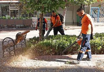 Çankaya kent merkezinde köşe bucak temizlik