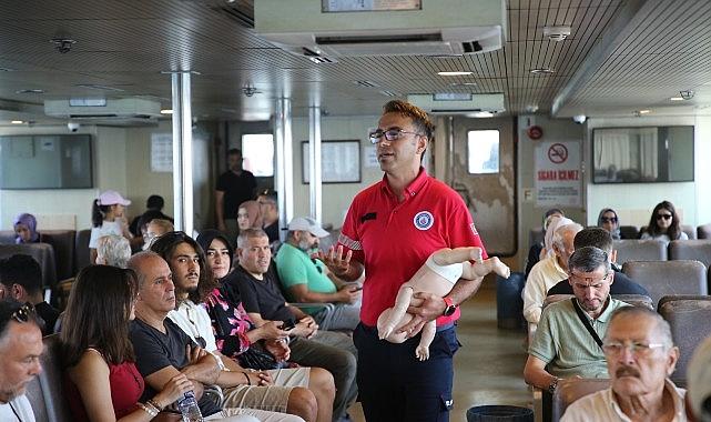 İBB'den vapur hatlarında ve Adalar'da ilk yardım seferberliği