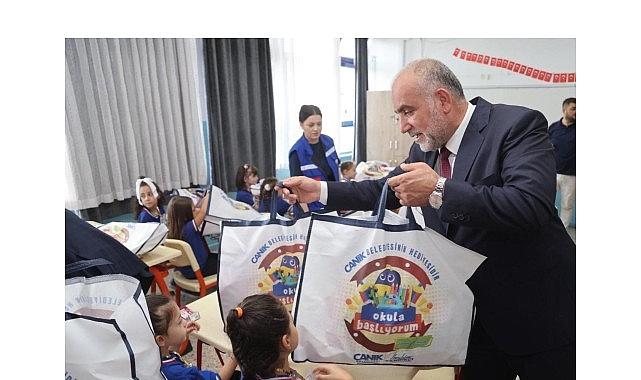 Okula Başlayan Tüm Öğrencilere Çanta ve Kırtasiye Seti Canik Belediyesi'nden! Okula Başlayan Tüm Öğrencilere Çanta ve Kırtasiye Seti Canik Belediyesi'nden!