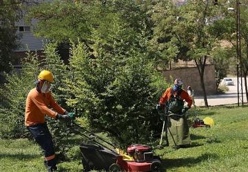 Yeşil Bir Çankaya İçin Parklarda Bakım Yapılıyor