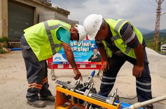 Mersin’de Altyapı Çalışmaları Sürüyor Mersin’de Altyapı Çalışmaları Sürüyor