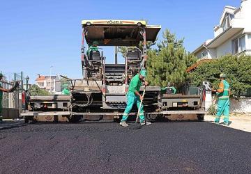 Çankaya, Asfalt Serim Çalışmalarına Hız Verdi