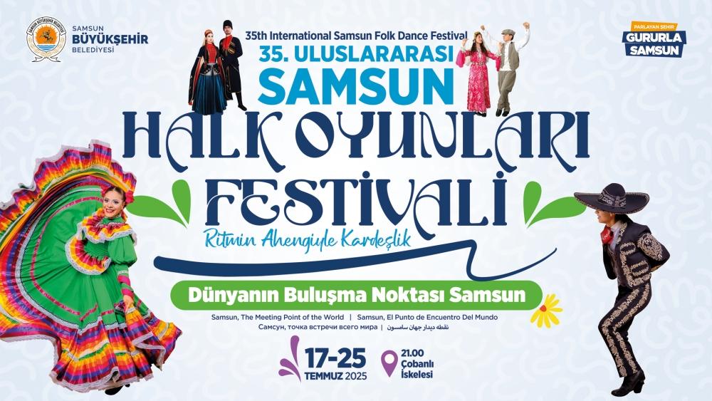 Samsun, Halk Oyunlarıyla Renkleniyor Samsun, Halk Oyunlarıyla Renkleniyor