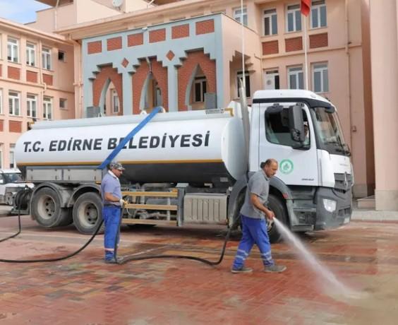 Edirne, Eğitim Yılı Öncesi Okul ve Çevre Düzenlemelerini Bitiriyor Edirne, Eğitim Yılı Öncesi Okul ve Çevre Düzenlemelerini Bitiriyor