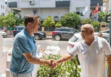 Başkan Özyiğit, Palmiye Mahallesi'nde vatandaşlarla buluştu
