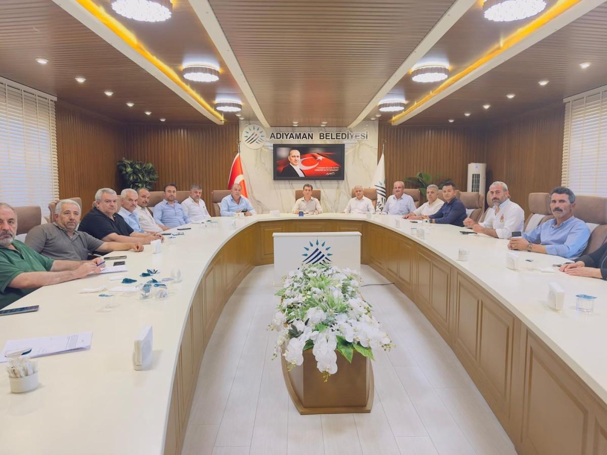 Adıyaman'da su kesintileri gündem oldu: Muhtarlar ASKİM Müdürü ile bir araya geldi