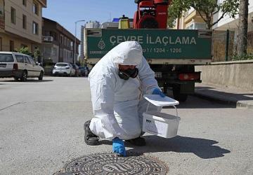 Çankaya Köşe Bucak İlaçlanıyor