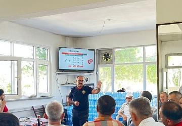 İtfaiyeden yangınlara karşı farkındalık eğitimi