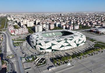 Konya Büyükşehir Stadyumu Türkiye-İspanya Maçına Hazırlanıyor