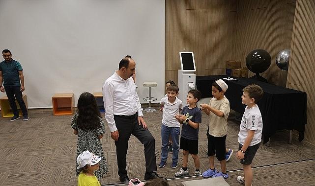 Başkan Altay, Konya Bilim Merkezi'nin Yaz Bilim Kamplarına Katılan Çocuklarla Buluştu