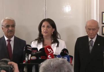 DEM Parti İmralı Heyeti, Bahçeli ile görüştü: 'Komisyon aşamasında ortak tutuma ihtiyaç var'