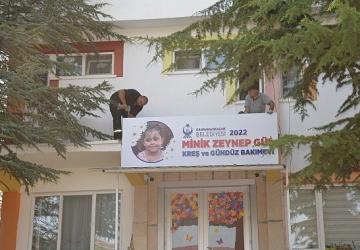 Minik Zeynep Gül'ün Adı Kreşte Yaşatılacak