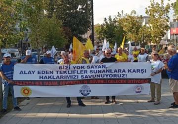 Edirne Keşan’da KESK’ten güçlü tepki!