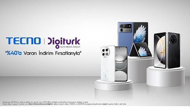 TECNO ve Digiturk'ten Avantajlı İş Birliği: Seçili Akıllı Telefonlarda %40'a Varan İndirim TECNO ve Digiturk'ten Avantajlı İş Birliği: Seçili Akıllı Telefonlarda %40'a Varan İndirim