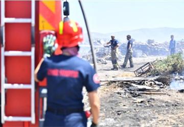 İzmir'de bir ayda 26 bin 260 hektar alan yandı