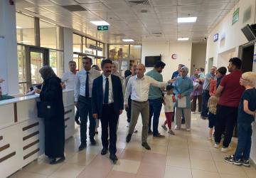 Besni Kaymakamı Aslan’dan Devlet Hastanesine ziyaret