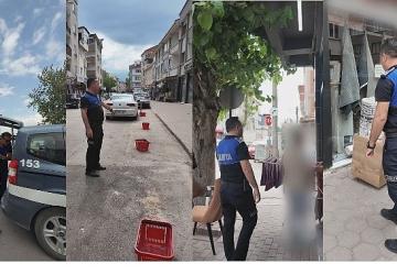İnegöl'de Kaldırım Ve Yol İşgallerine Geçit Yok