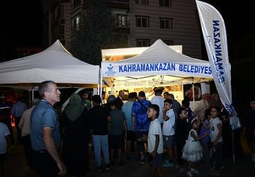 Kahramankazan Belediyesi'nden Mevlit Kandili'nde Lokma İkramı