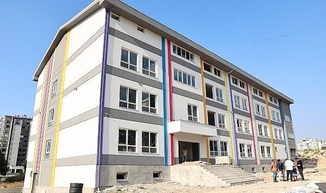 23 Nisan Mahallesi'ndeki okul inşaatında sona gelindi 23 Nisan Mahallesi'ndeki okul inşaatında sona gelindi