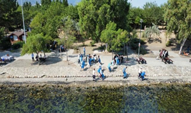 Çakalburnu Lagünü'nde çevre temizliği