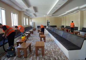 Kahta Belediyesi, tüm taziye evlerinde kapsamlı temizlik çalışması başlattı