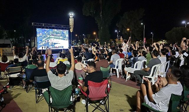 Final heyecanı Konak'ta dev ekranlarda yaşanacak