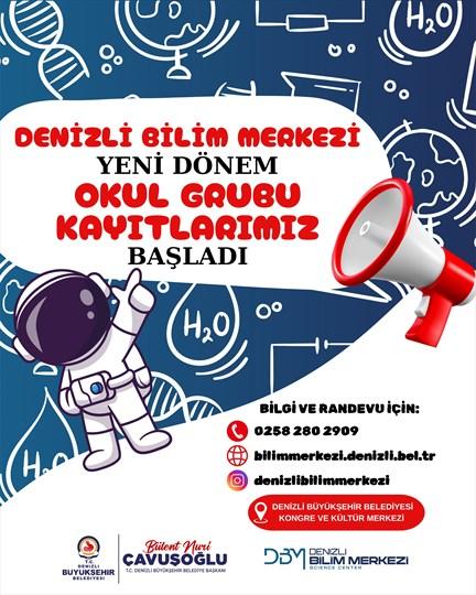 Denizli Bilim Merkezi’ne Yeni Dönem Kayıtları Alınıyor Denizli Bilim Merkezi’ne Yeni Dönem Kayıtları Alınıyor