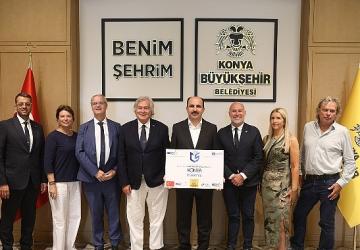 Başkan Altay ACES Heyetine Konya'nın Örnek Bisiklet Yatırımlarını Anlattı