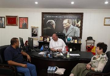 Başkan Çiçek, Muhtarlar Derneği'ni Ağırladı
