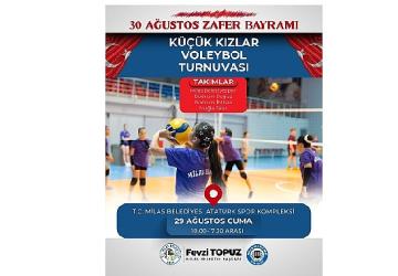 30 Ağustos Zafer Bayramımıza Özel Voleybol Turnuvası Düzenlenecek