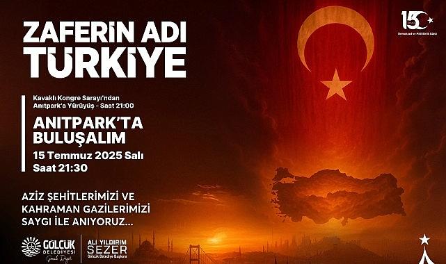 Gölcük 15 Temmuz'da Anıtpark'ta Tek Yürek Olacak Gölcük 15 Temmuz'da Anıtpark'ta Tek Yürek Olacak