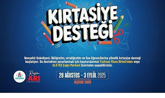 “Kırtasiye Desteği" İçin Başvurular Başladı
