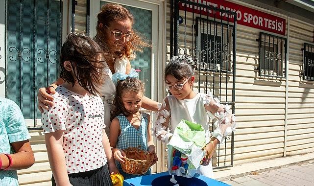 Karşıyakalı çocuklardan “Mavi Kapak" projesine tam destek Karşıyakalı çocuklardan “Mavi Kapak" projesine tam destek