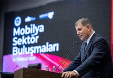 Başkan Tugay mobilya sektörünün geleceğine yön verecek formülleri anlattı
