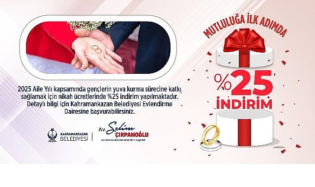 Belediyeden Yeni Evleneceklere Jest